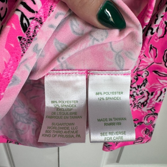 Lilly Pulitzer Serena Jacket Plumeria Pink, Size L, UPF 50+. - Picture 7 of 7